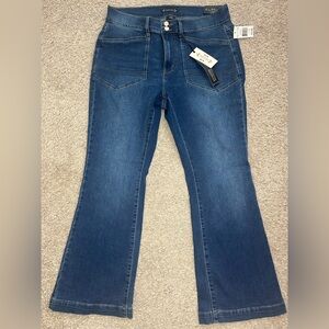 Nannette Dark Blue Flare Jeans